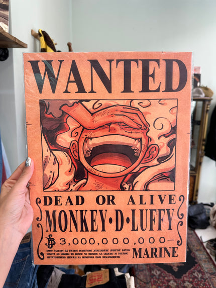 One piece Luffy poster