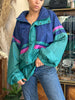 Vintage oversized funky patterned windbreaker