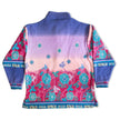 Vintage Colorful Pattern Fleece Pullover (M)
