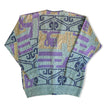 Vintage men’s funky knit cardigan (M)
