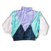 Vintage funky coloured windbreaker (XL)