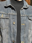 Dark wash denim jacket