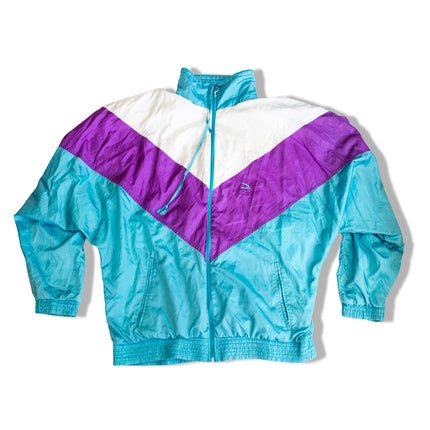 Vintage funky colorful windbreaker (XL)
