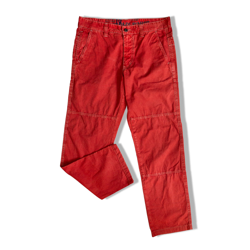 MURPHY & NYE red workwear chore pants