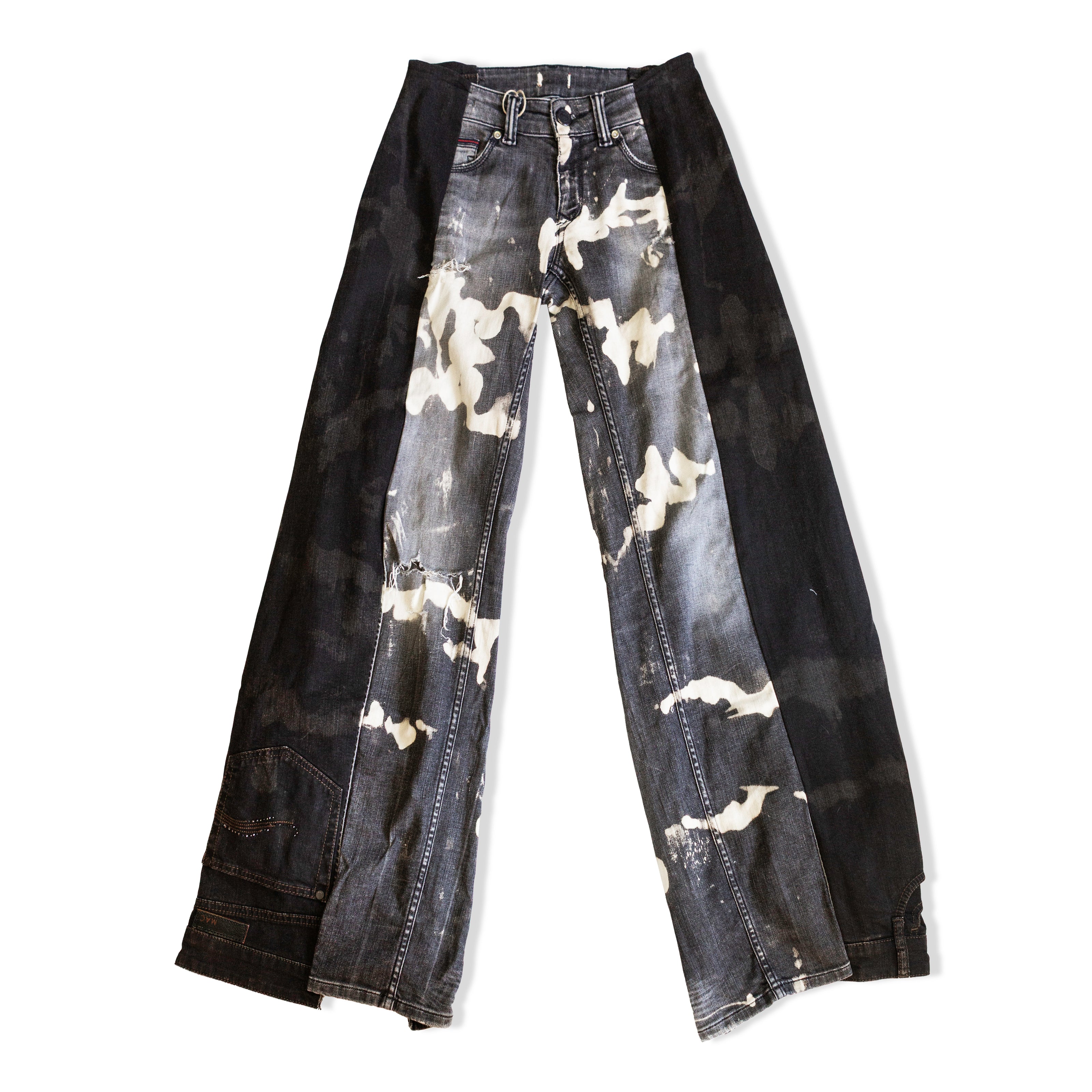 Thoughts reworked super hot baggy up-cycled jeans (EU36)