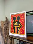 Keith Haring - Couple in black poster