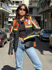 Super hot leather motorcycle jacket