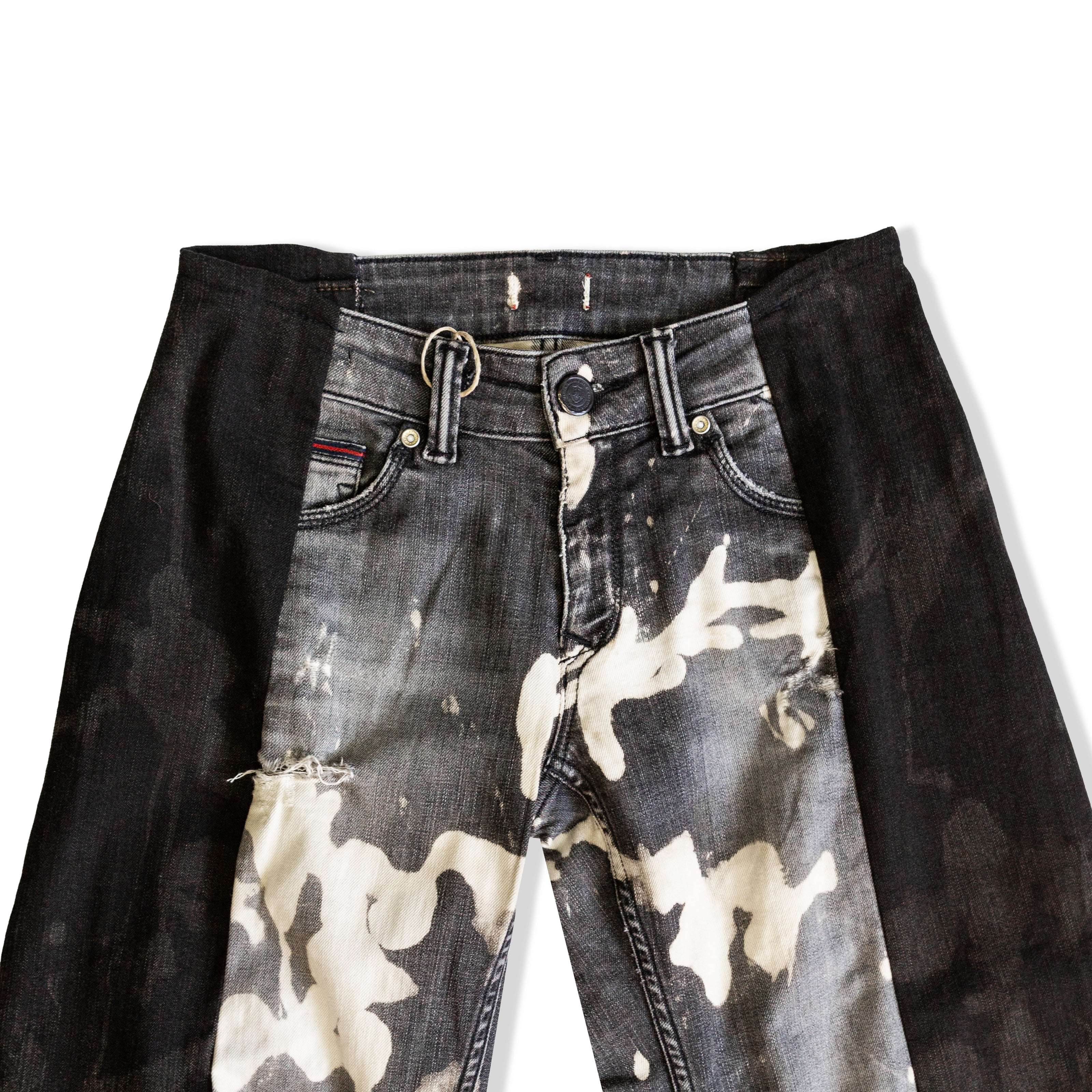 Thoughts reworked super hot baggy up-cycled jeans (EU36)
