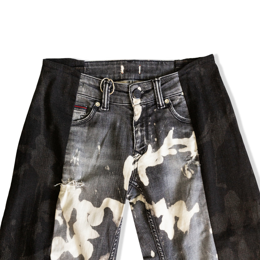 Thoughts reworked super hot baggy up-cycled jeans (EU36)