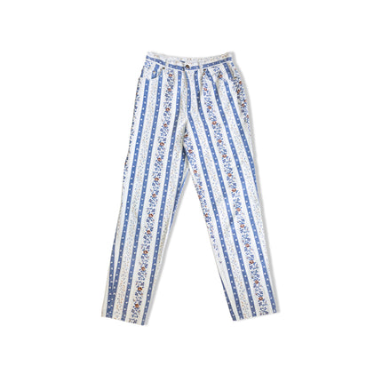 Vintage high waisted patterned pants