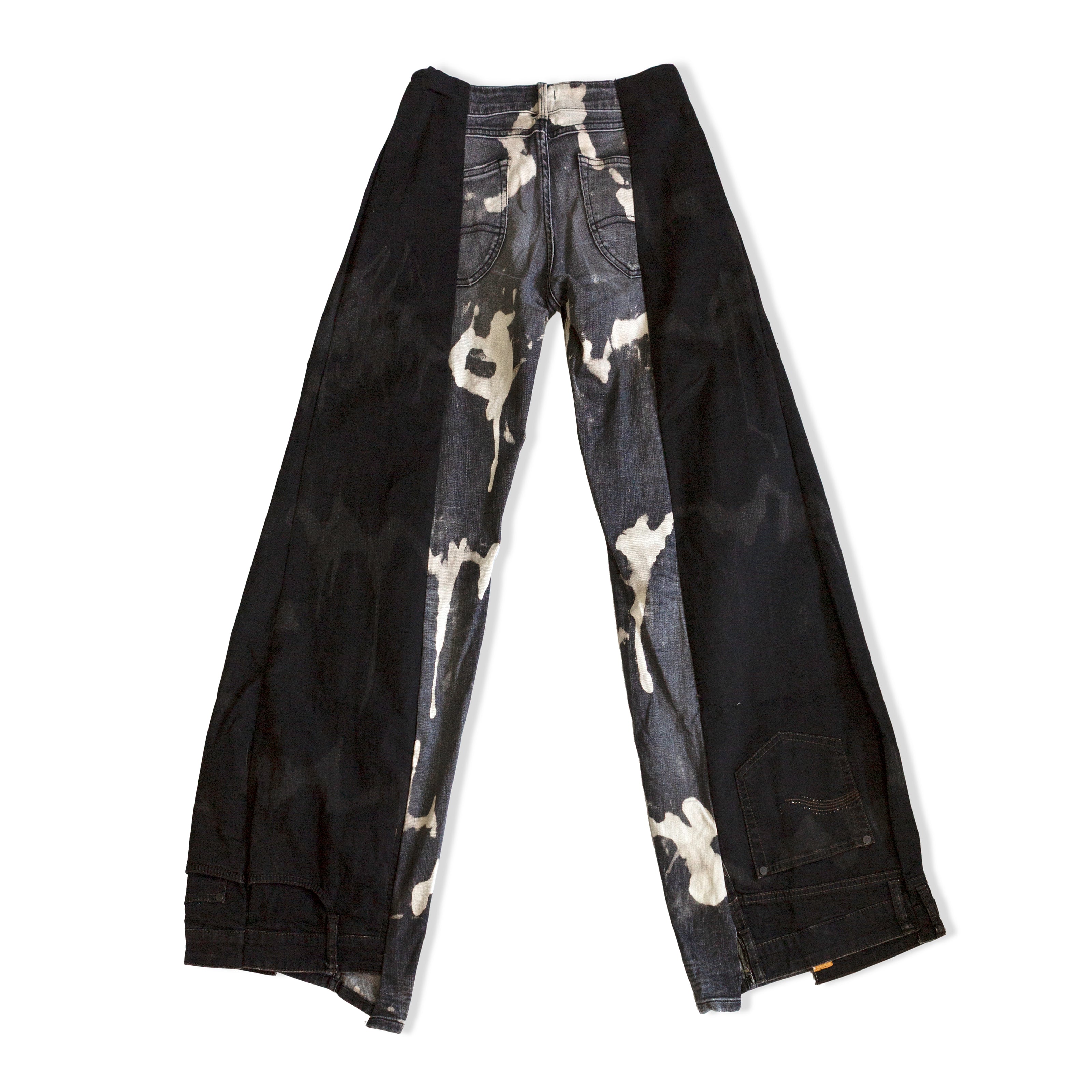 Thoughts reworked super hot baggy up-cycled jeans (EU36)