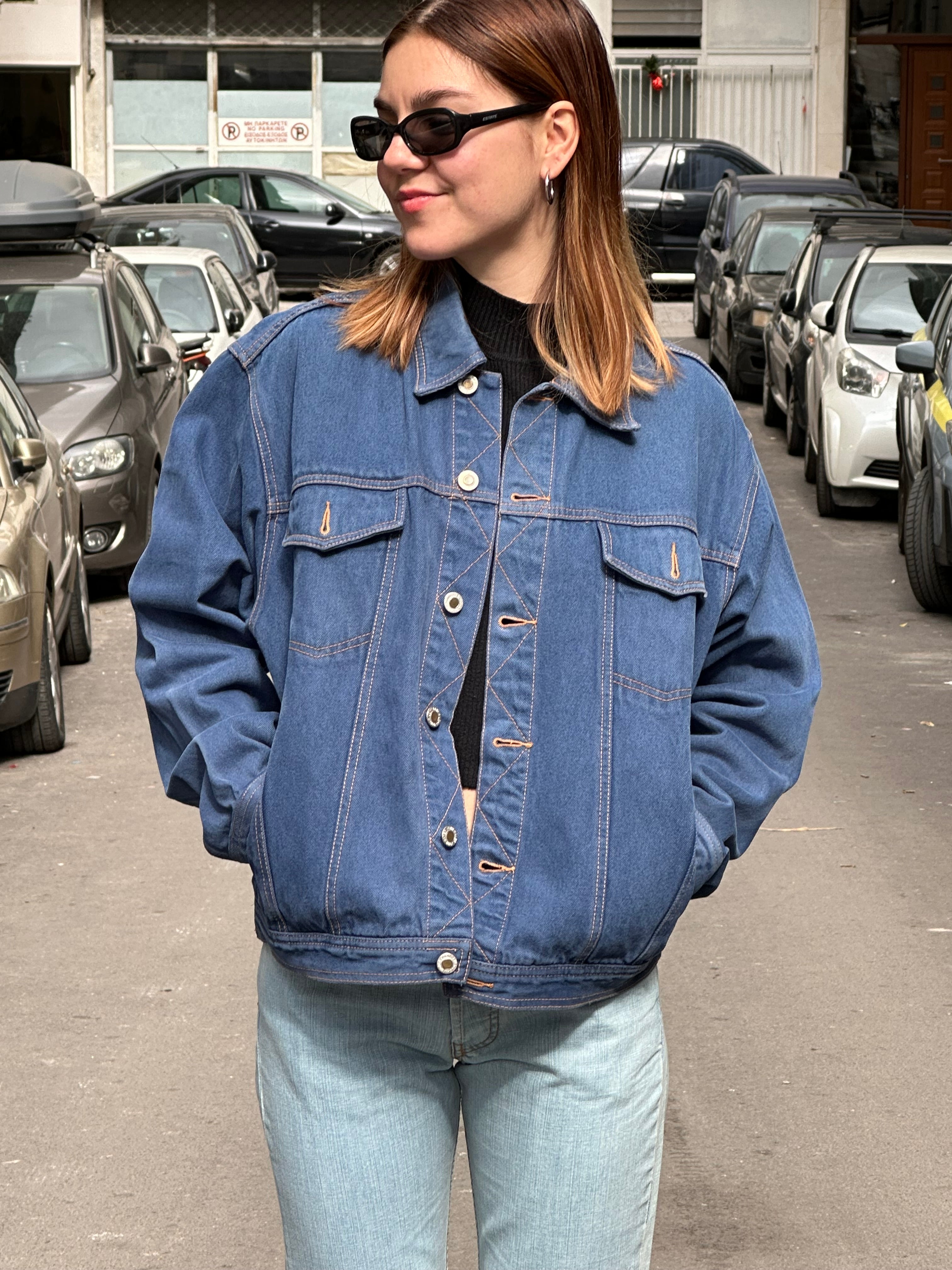 Vintage oversized denim jacket