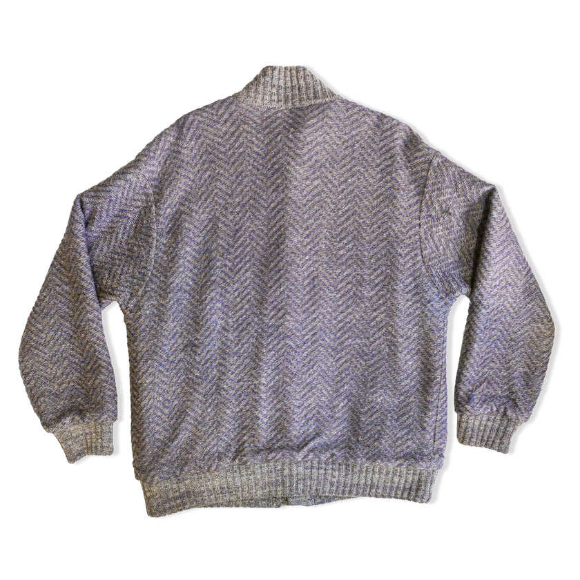 Italian vintage men’s funky knit cardigan (M)