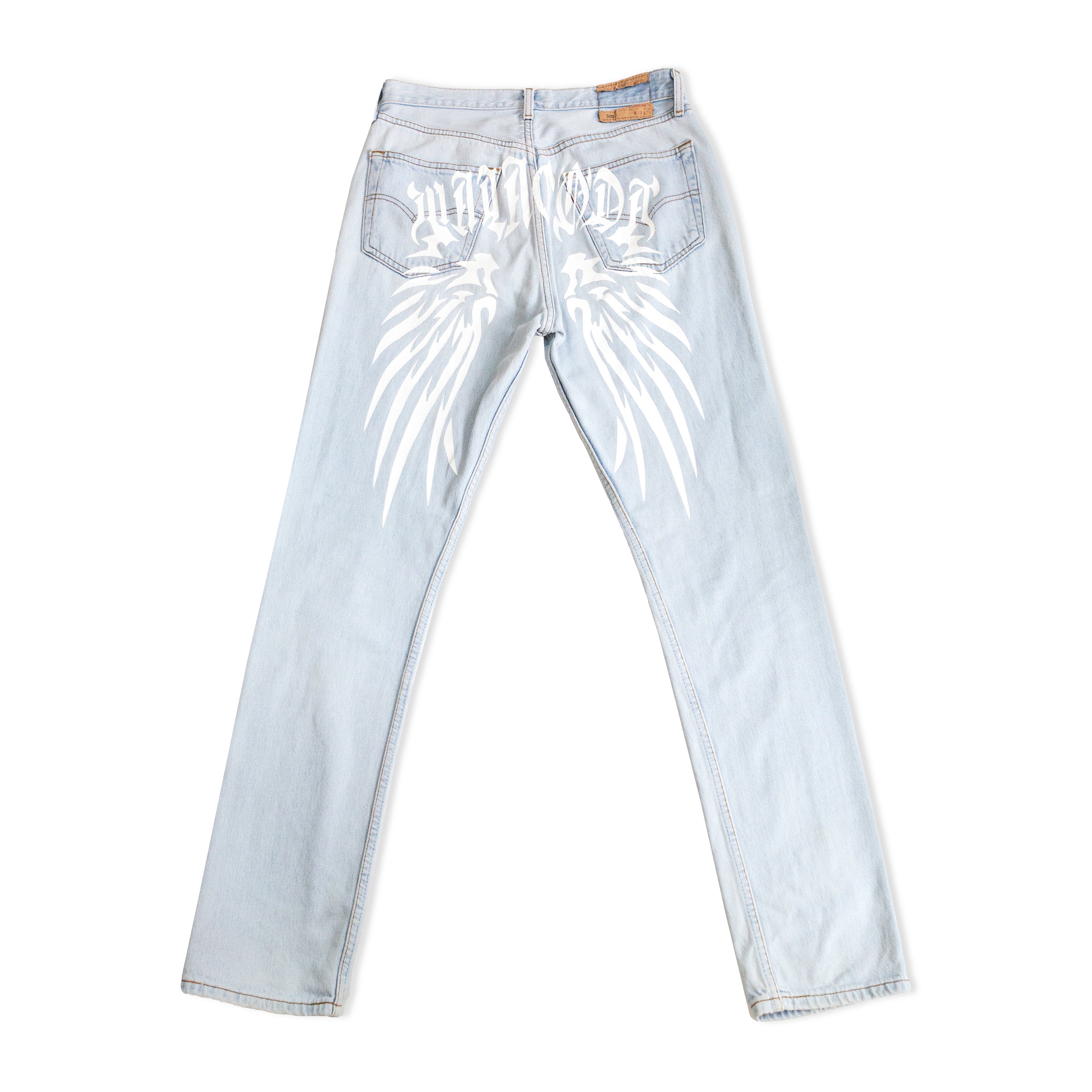 Levi's 501 jeans with graphic at the back (W33)