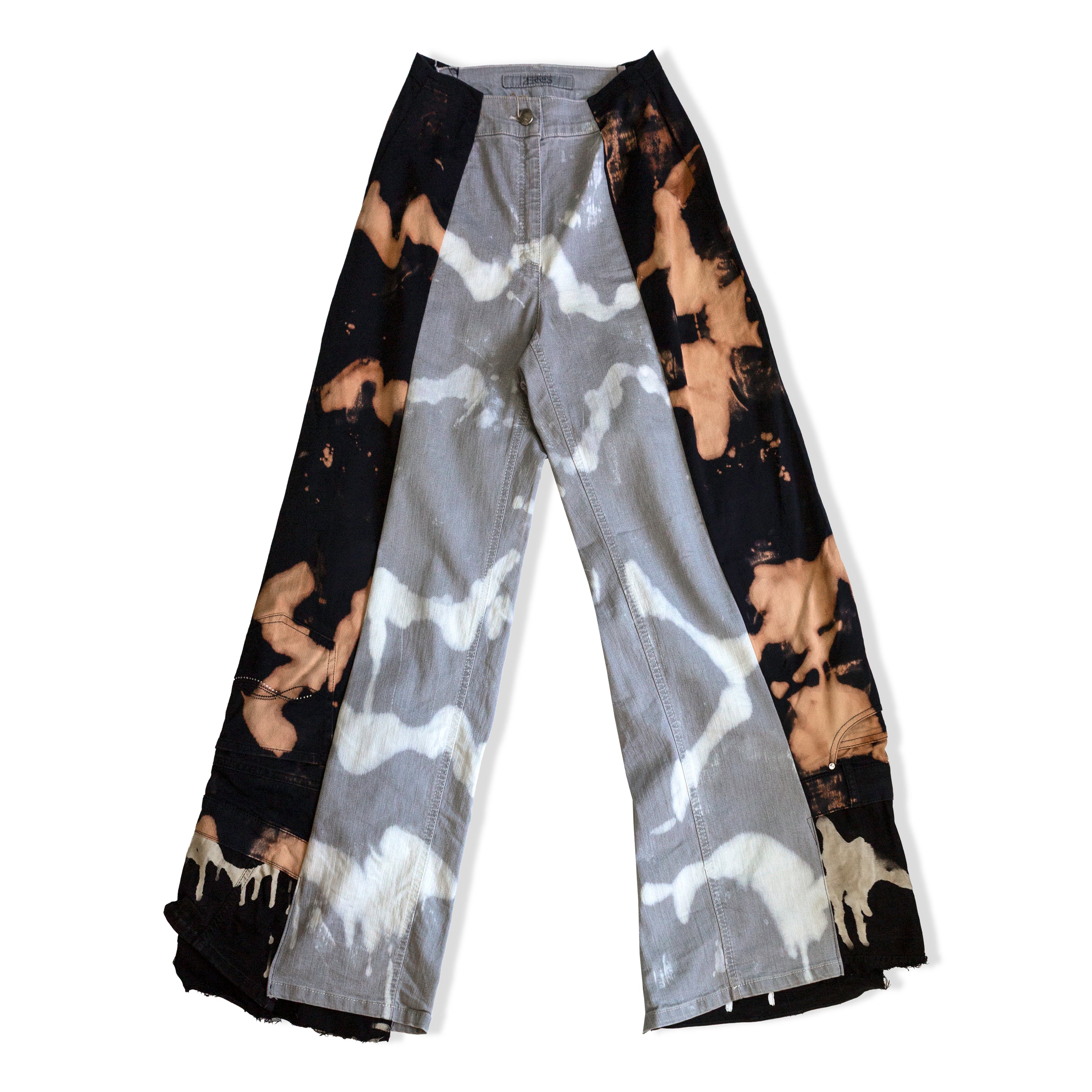 Thoughts reworked super hot baggy up-cycled jeans (EU34)