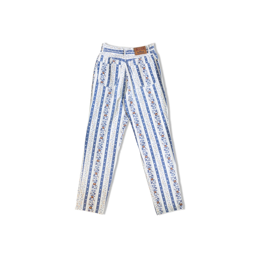 Vintage high waisted patterned pants