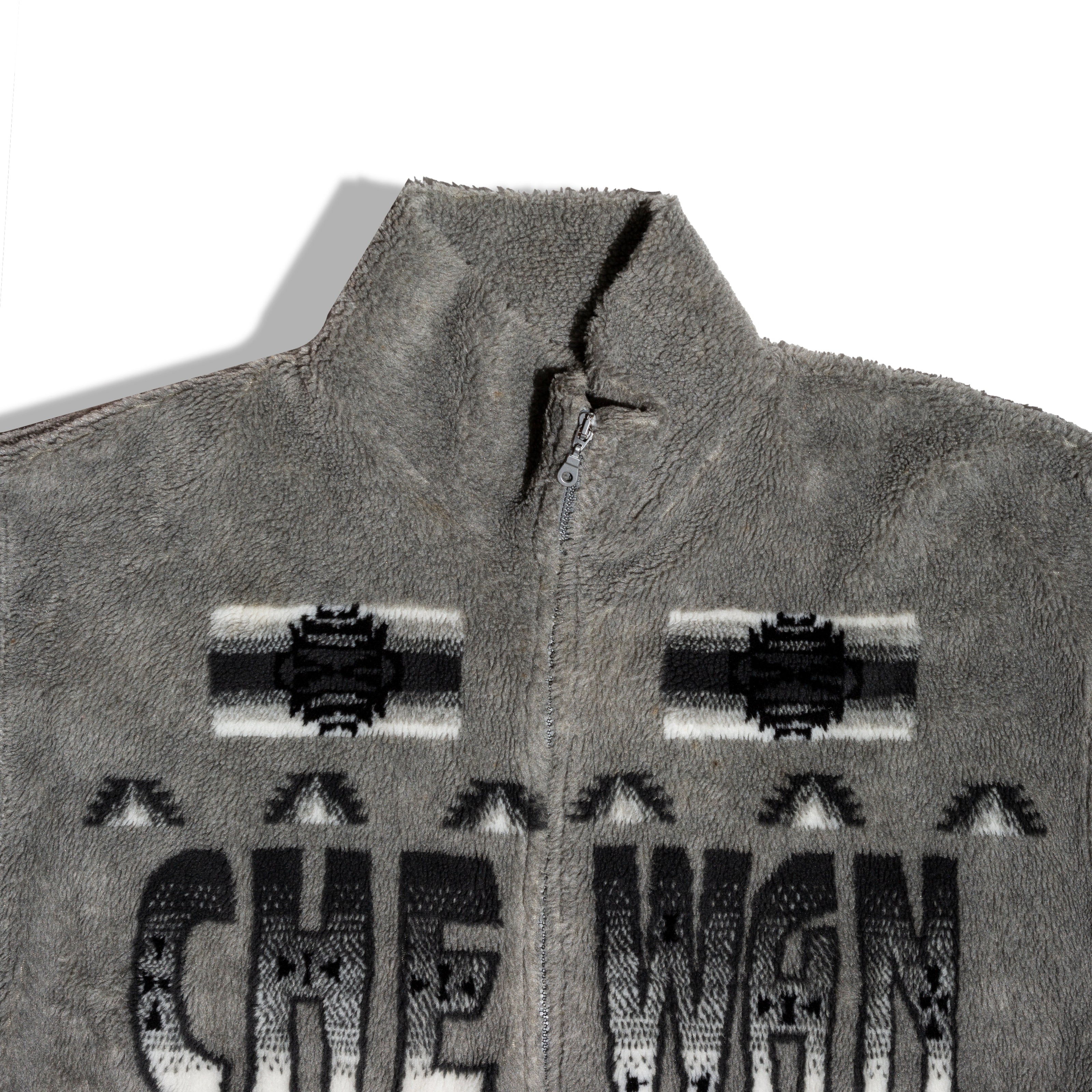 Vintage grey fleece with pockets