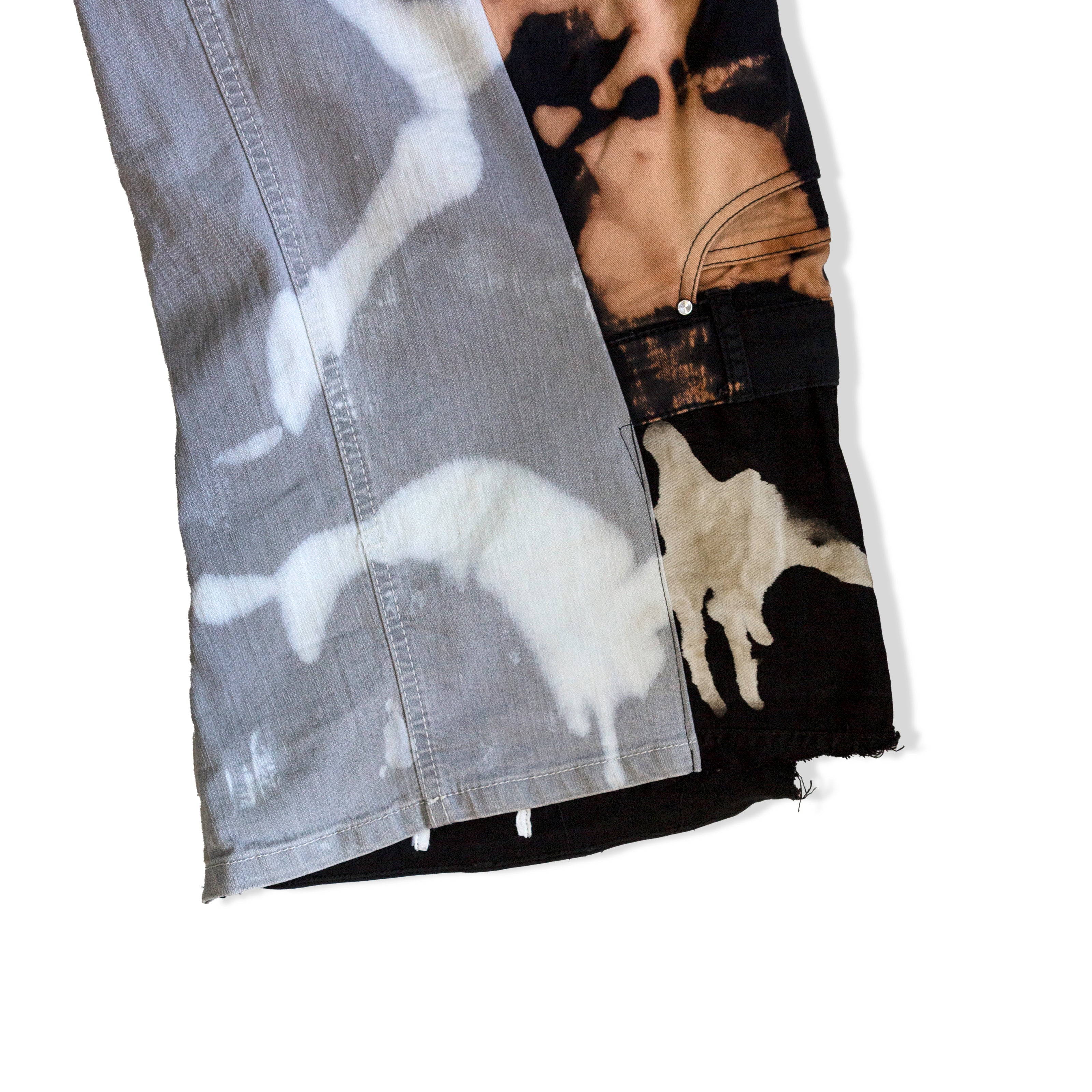 Thoughts reworked super hot baggy up-cycled jeans (EU34)