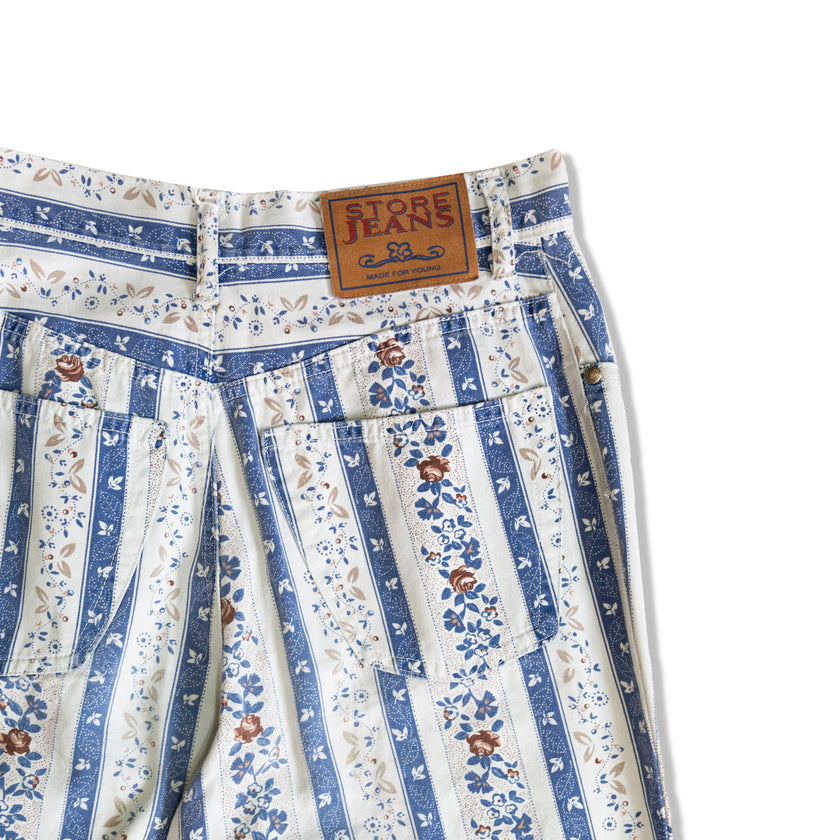 Vintage high waisted patterned pants