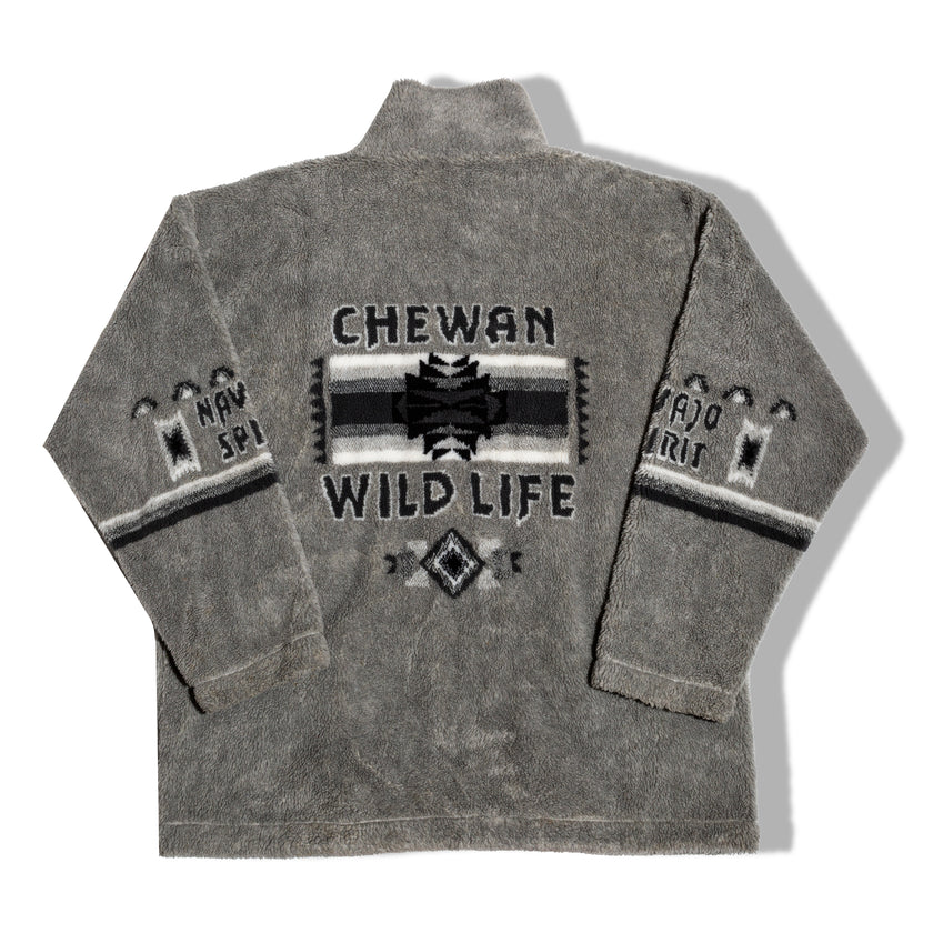 Vintage grey fleece with pockets