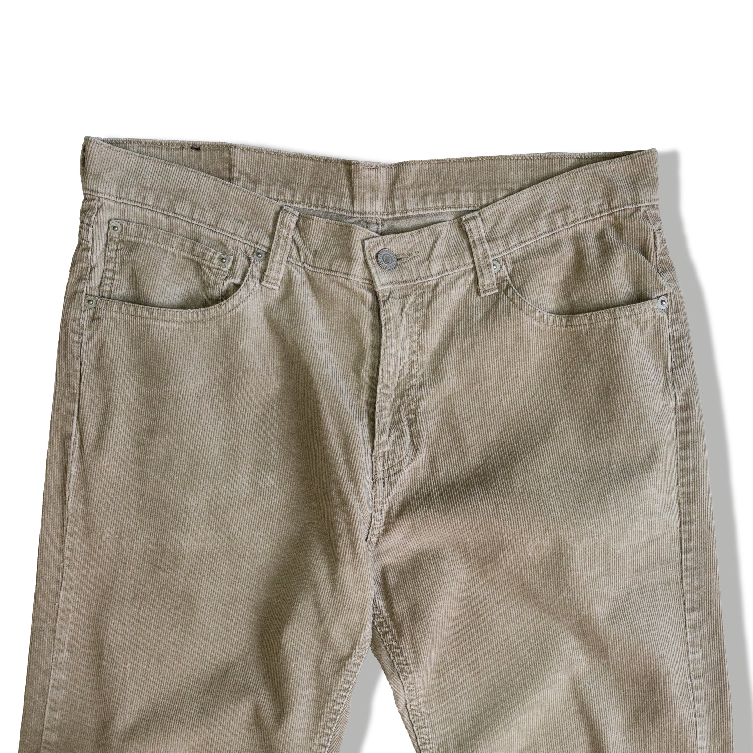 Levis 571 beige corduroy pants (W34)