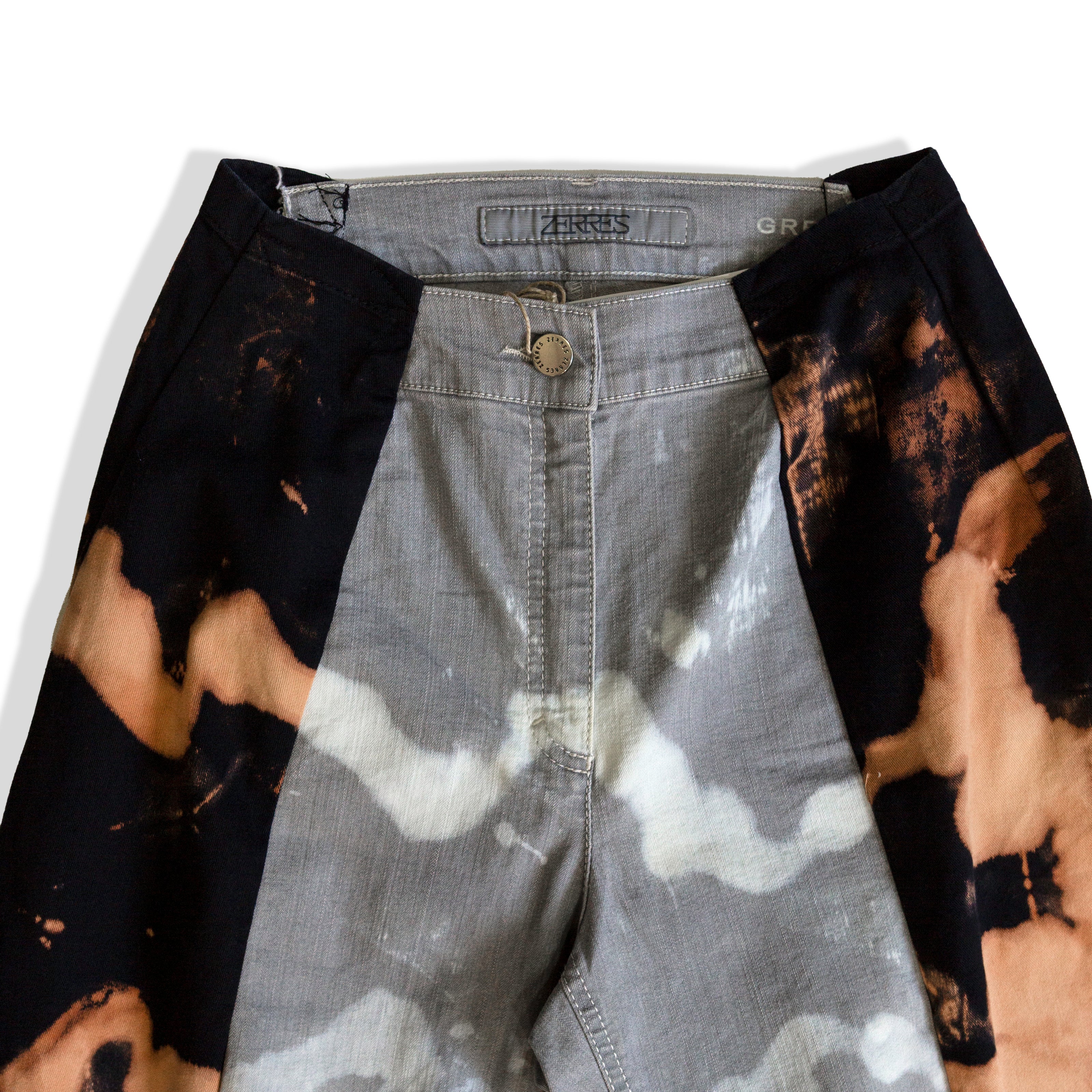 Thoughts reworked super hot baggy up-cycled jeans (EU34)