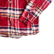 Dickies woman's plaid hooded flannel button up jacket (L)