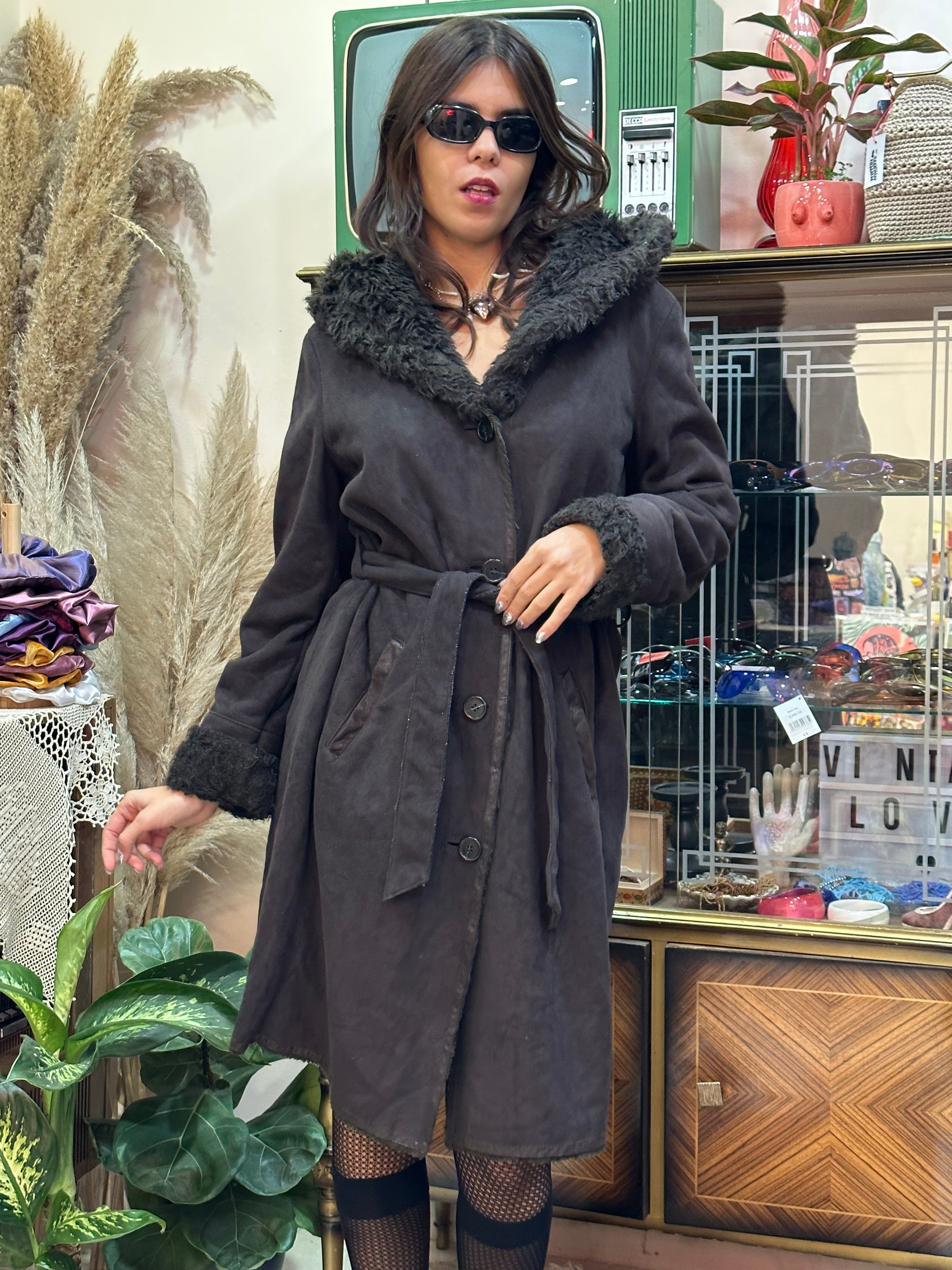 Super hot faux Afghan coat