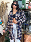 Super long flannel shirt (100% cotton)