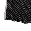 Vintage 100% viscoza diagonal stripe midi skirt(XXL)