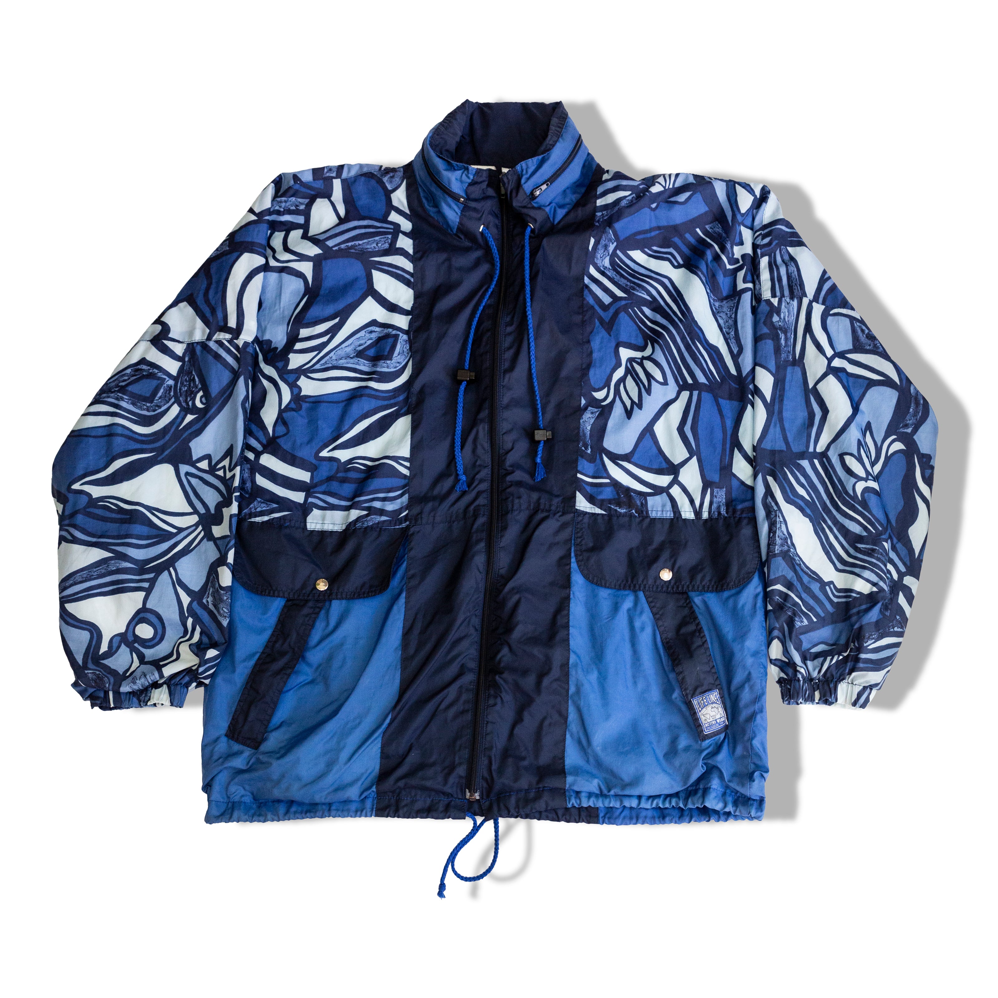 Vintage funky patterned windbreaker (M)