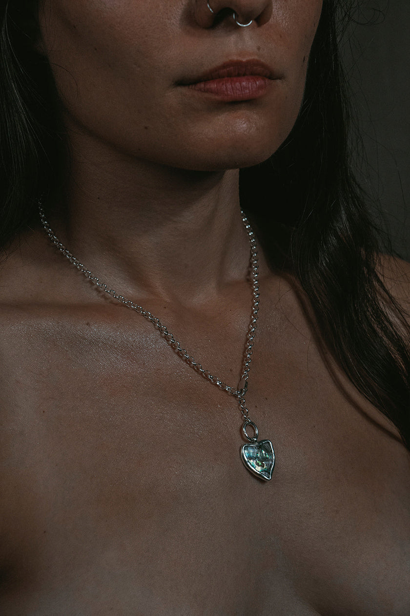 AMAS heart shaped silver 925 necklace