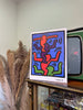 Keith Haring - Four stacked figures poster