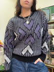 Vintage funky wool blend sweater