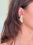 Vintage clip on earrings