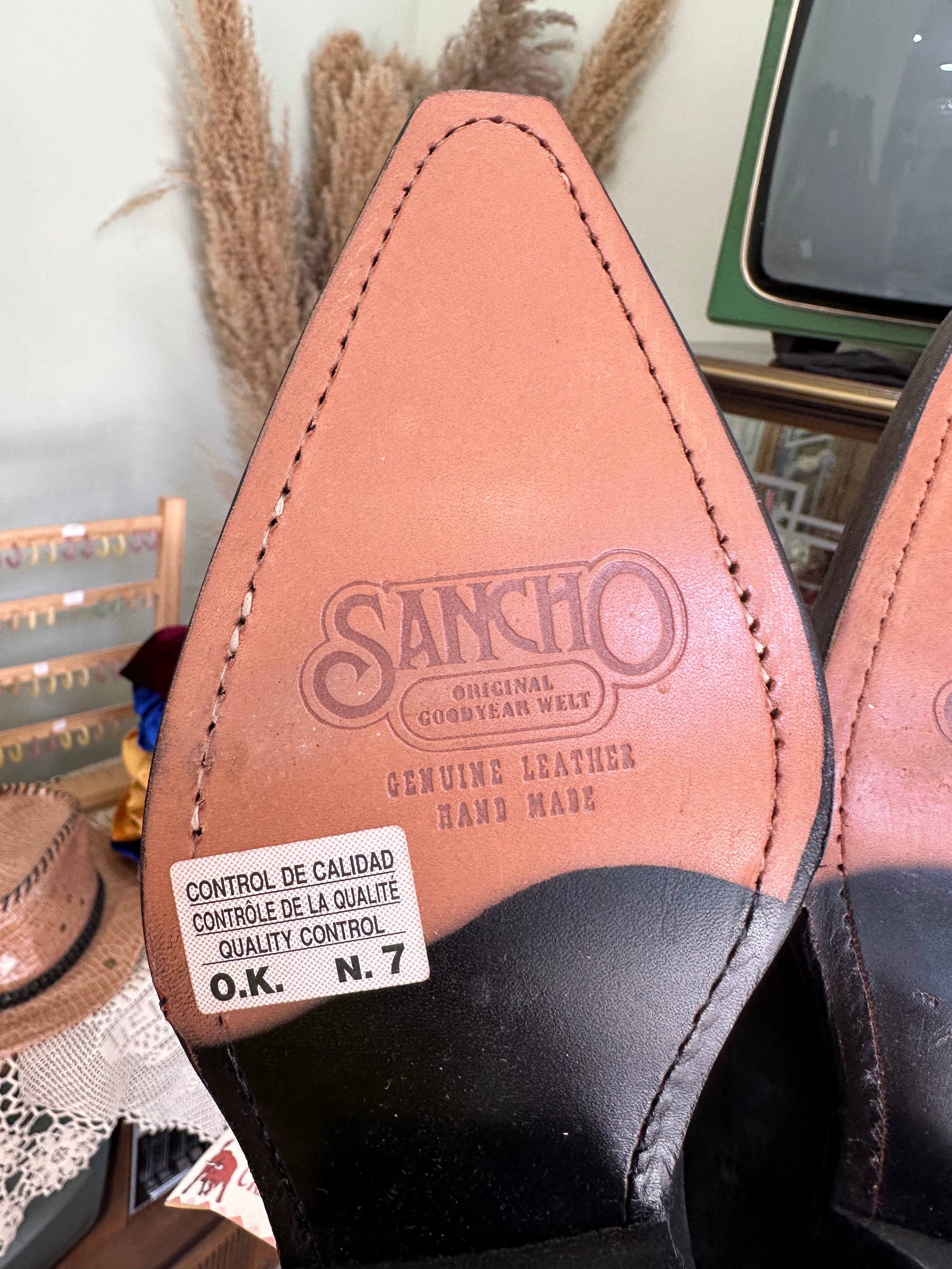 Sancho deadstock cowboy boots