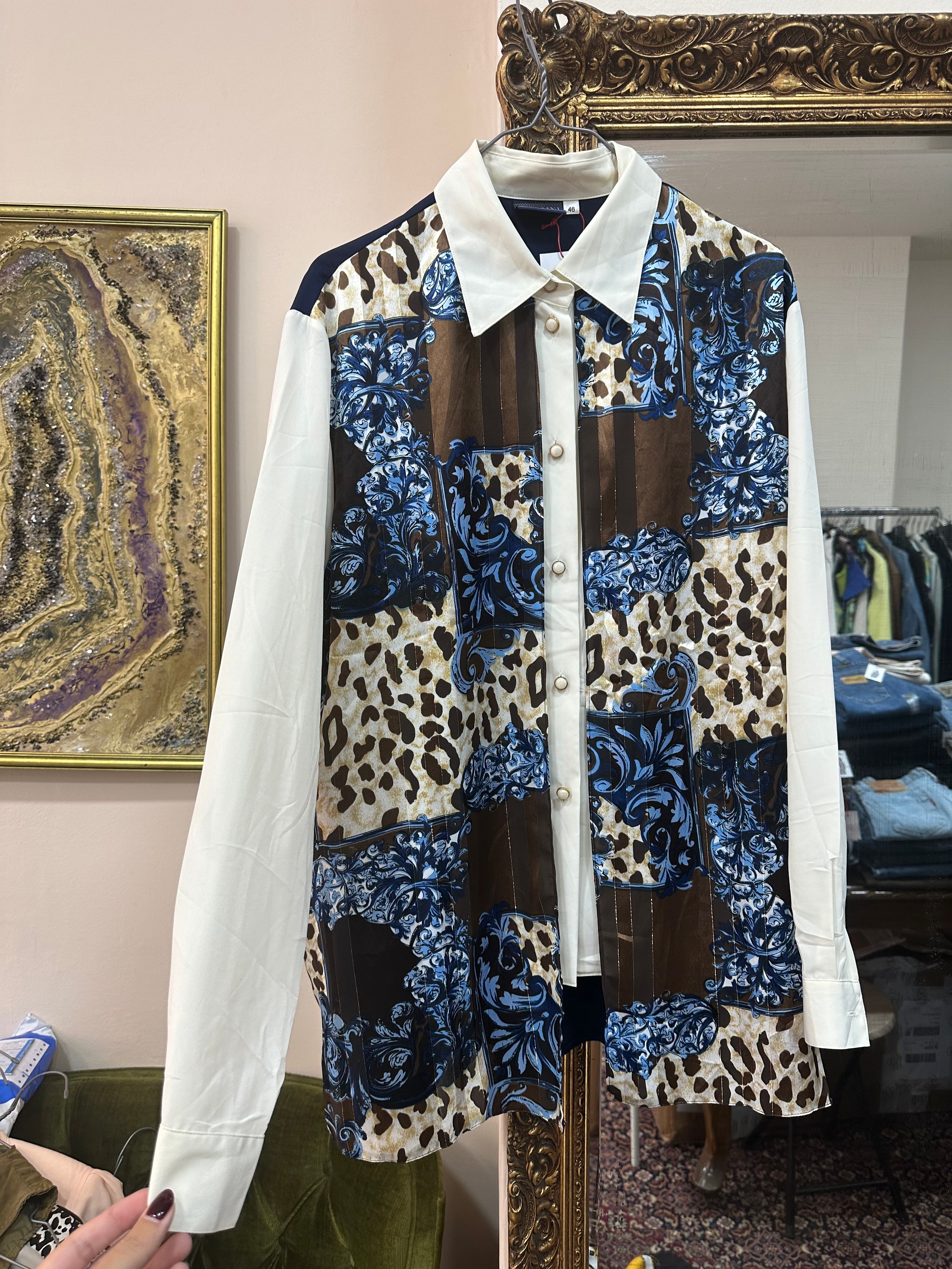 Vintage funky patterned shirt