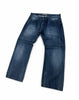 Y2K dark wash jeans W38