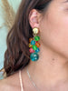 Vintage extravagant clip on earrings