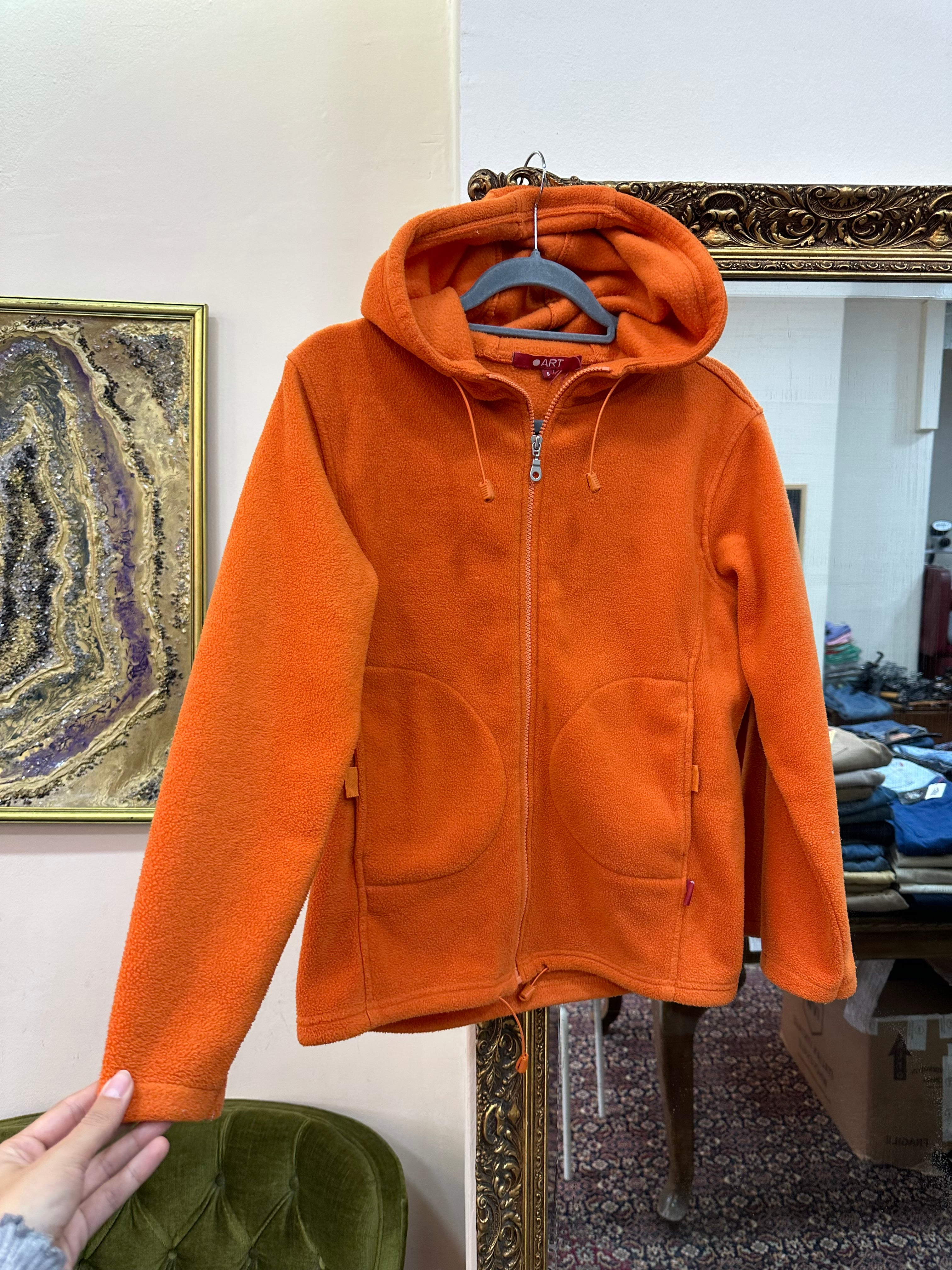 Cute orange fleece