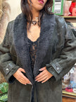 Stunning vintage genuine shearling leather coat