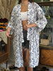 Stunning cotton yukata robe