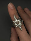 Kosmirah Spiky star ring