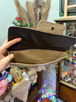 Vintage leather envelope/bag