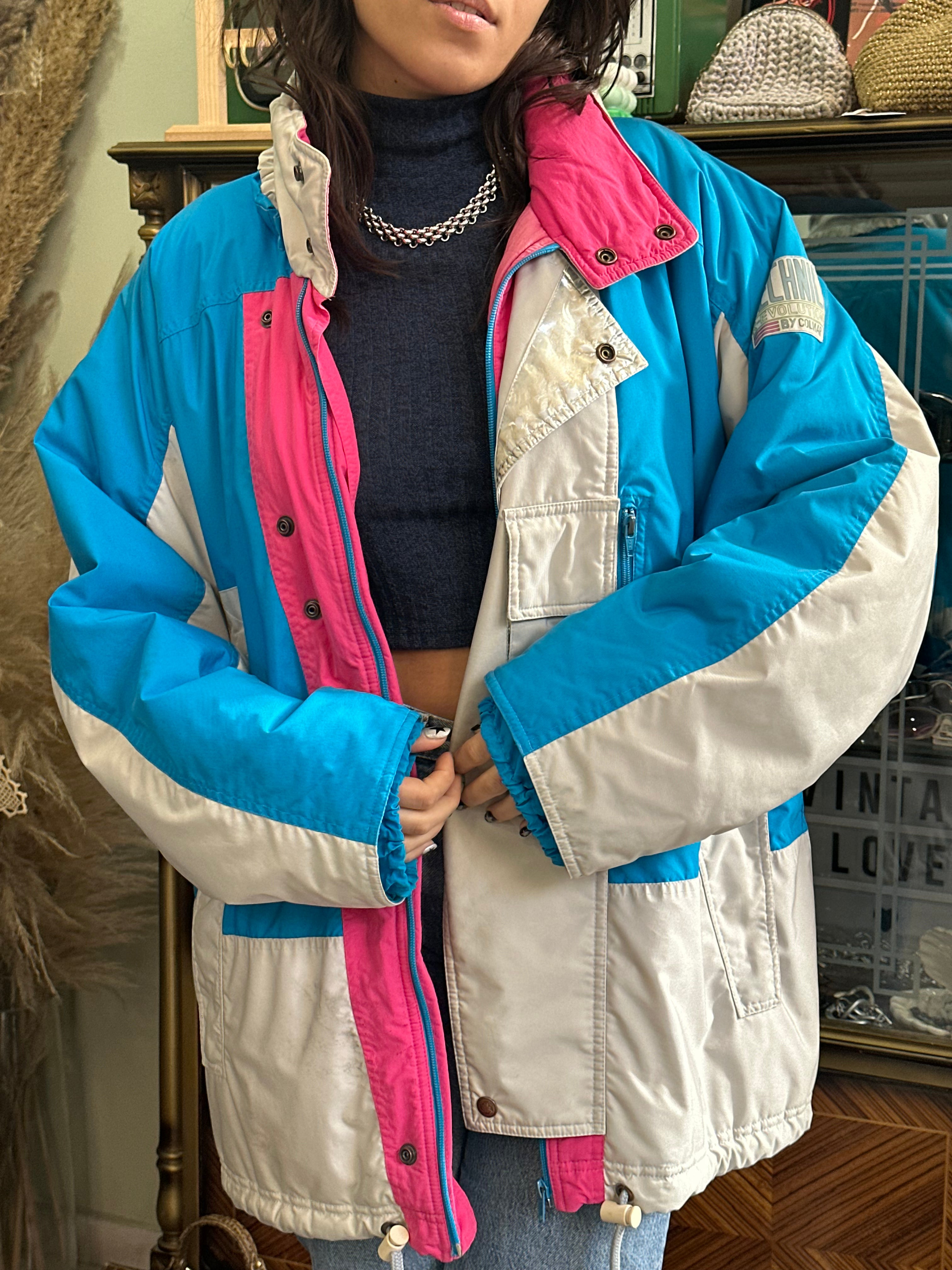 Vintage funky oversized ski jacket