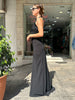 Stunning deadstock maxi Greek haute couture dress