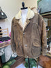 Vintage genuine leather Shearling jacket