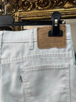 Levi’s 681 white shorts