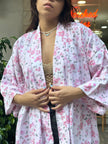 Vintage cotton yukata robe