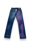 Hand painted straight jeans (W29)